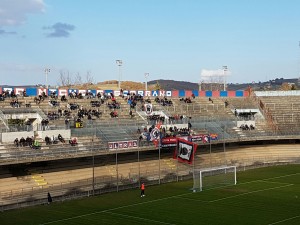 I tifosi del Campobasso presenti contro il Chieti