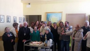 Bregantini con gli ospiti dell'asilo senile