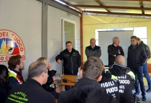L'incontro alla sede di Campochiaro della Protezione Civile del Molise