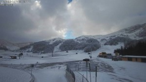 Campitello Matese questa mattina, giovedì 29 dicembre 2016