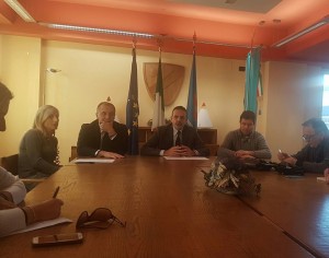 La conferenza stampa di Palazzo Vitale