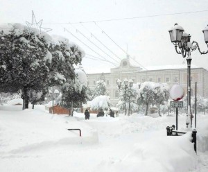 Corso Vittorio Emanuele a Campobasso sabato 7 gennaio 2017