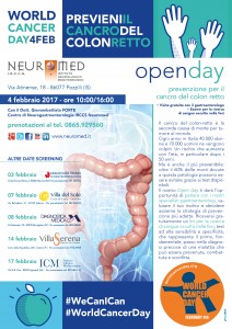 locandina world cancer day3 neuromed colon retto