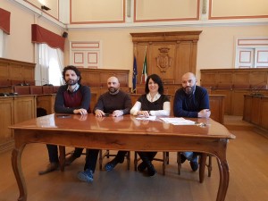 I consiglieri comunali del Movimento 5 Stelle Gravina, Praitano, Felice e Cretella