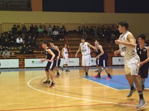 Azione di gioco Cestistica Cb- Scandone Avellino