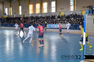 Un'azione di Chaminade Campobasso - Futsal Capurso (Civico 32)