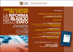 la riforma del bilancio dello stato volume boccia della morte palmieri