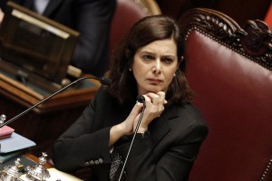 La Presidente della Camera, Laura Boldrini