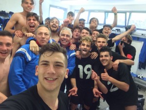 La festa della juniores molisana a fine partita