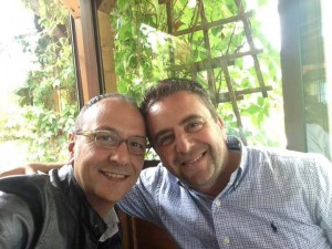 Elvio Di Pilato, qui con l'amico Gianluca Maroncelli