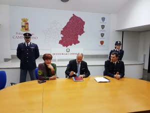 La conferenza stampa del Questore Pagano