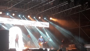 Alex Britti sul palco di Piazza della Repubblica