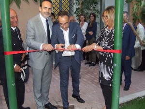 L'inaugurazione dell'angolo verde a Campobasso