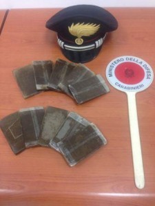 hashish sequestrata dai CC