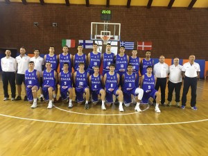 L'Italia Under 18 di pallacanestro di coach Capobianco