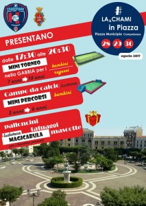 locandina #lachamiinpiazza