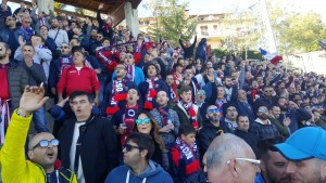 I tifosi del Campobasso al 'Civitelle'