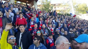 I tifosi del Campobasso al 'Civitelle'