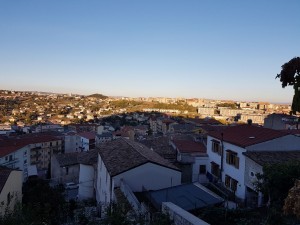 Una veduta di Campobasso dalla via Matris