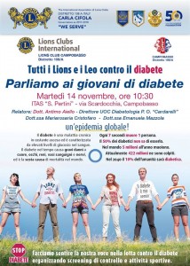 Lions e Leo contro il Diabete