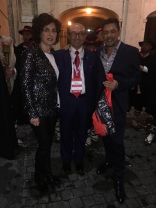 Il Presidente Cotugno con Hevia