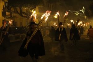 Un momento della 'Ndocciata 2017