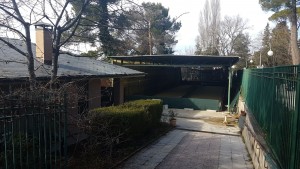 L'ingresso della Bocciofila Monforte di Campobasso in Villa de Capoa