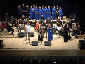 L'orchestra con Di Lecce e Martial