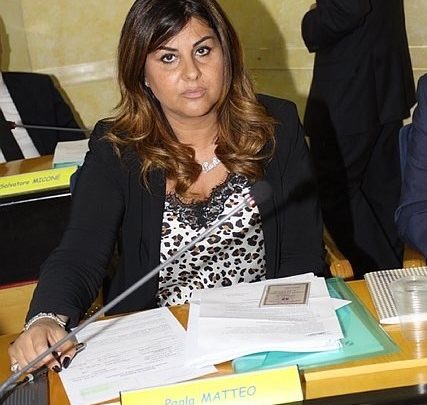 La consigliera regionale Paola Matteo