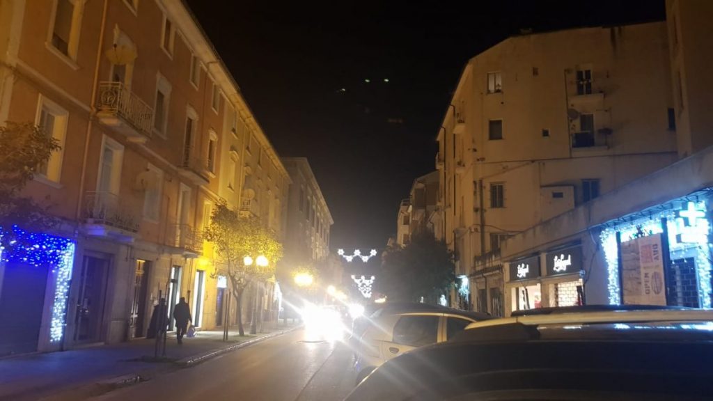 Luminarie in via Roma