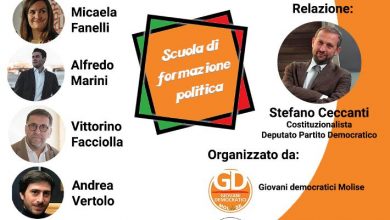 Photo of Giovani Democratici del Molise, al via i dibattiti online per la scuola di formazione politica