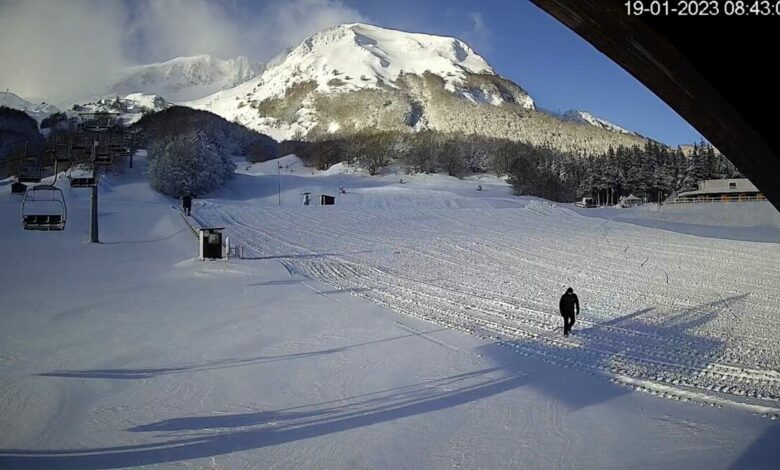 Foto di questa mattina, dalla webcam di MeteoinMolise.