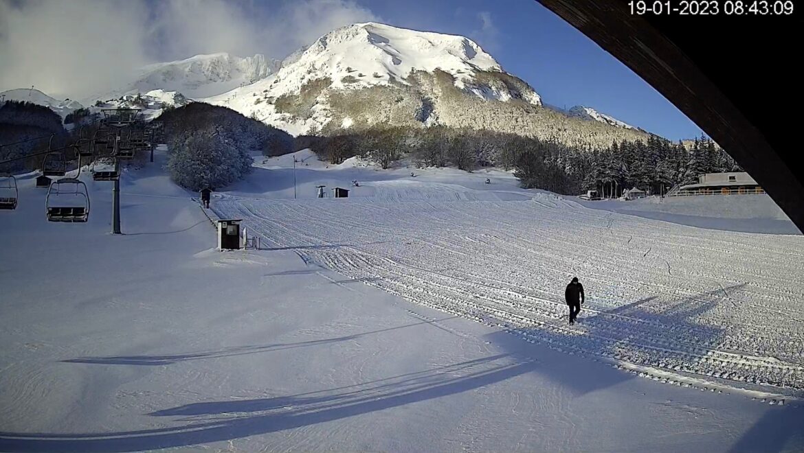 Foto di questa mattina, dalla webcam di MeteoinMolise.